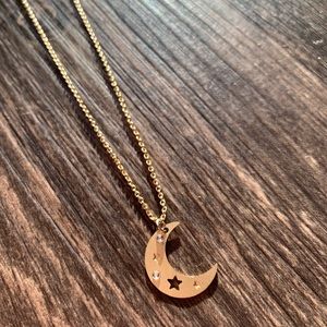 Single Moon Necklace